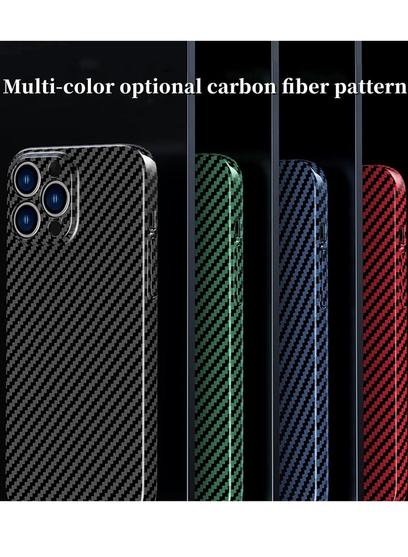 إلترازون Personality Handsome Light Thin Carbon Fiber Pattern PC Phone case Compatible with iPhone 15 Plus Unique Comfortable Cool Shockproof Back Cover - Image 5