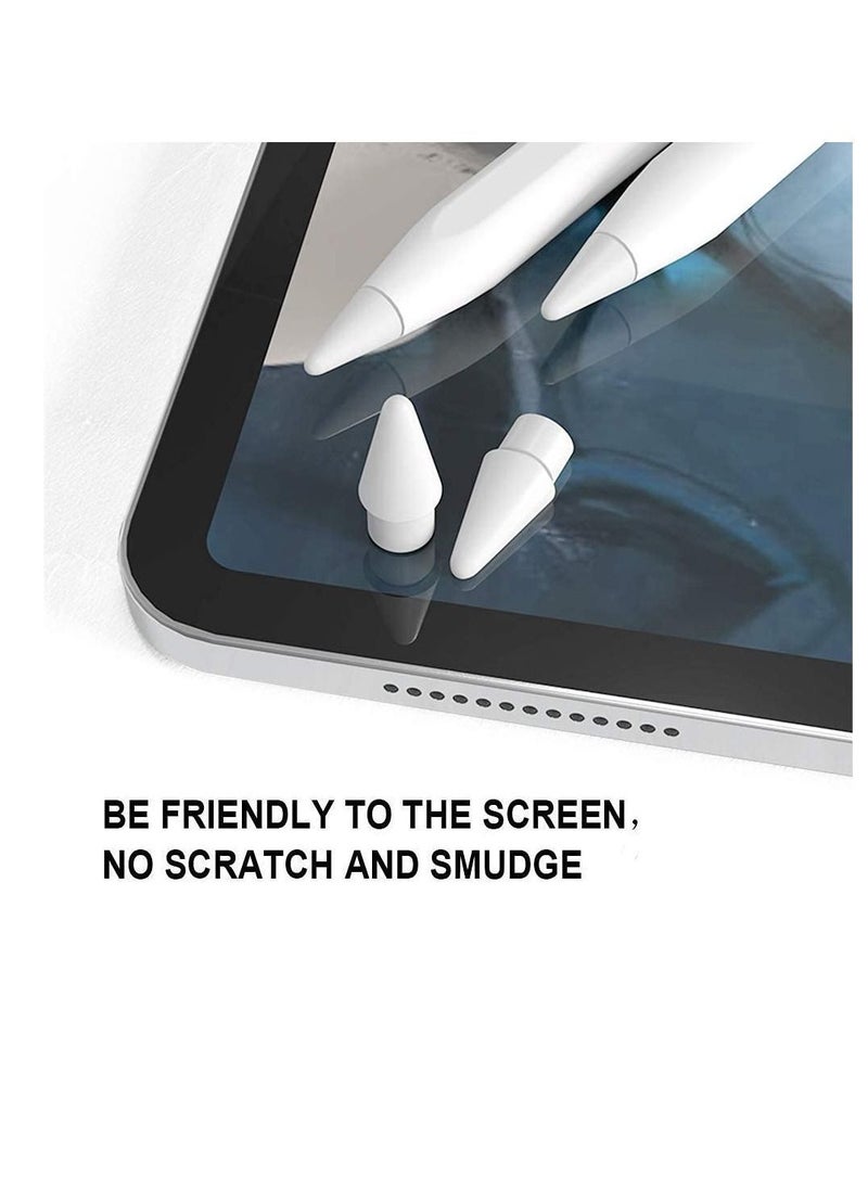 Y&D - Replacement Tips Compatible with Apple Pencil 2 Gen iPad Pro iPencil Nib for 1 st/Pencil White Pack - Image 1