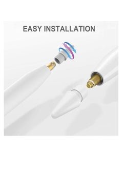 Y&D Replacement Tips Compatible with Apple Pencil 2 Gen iPad Pro iPencil Nib for 1 st/Pencil White Pack  - Image 4