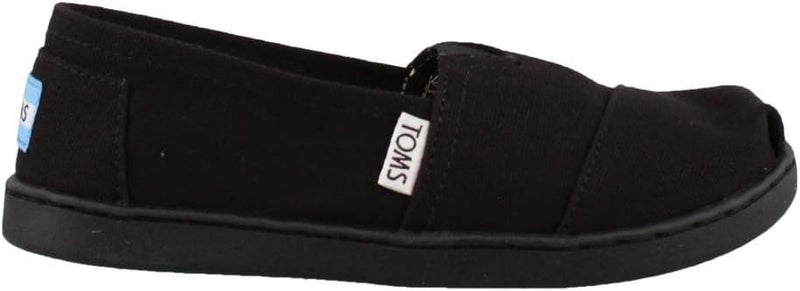 TOMS Unisex-Child Espadrille Sneaker, Black , 4.5 Big Kid - Image 2