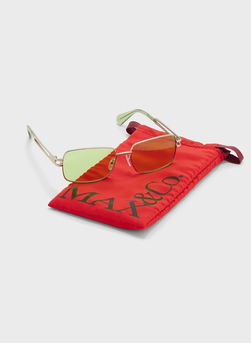 MAXCO Rectangle Shape Sunglasses
