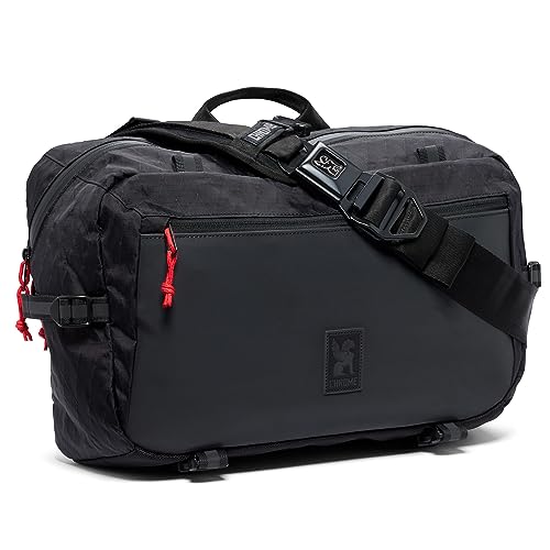 Chrome Industries Kadet Max Messenger Bag – Crossbody Sling for Men and Women w/Quick Release Buckle – 15L, Black XRF - Image 3