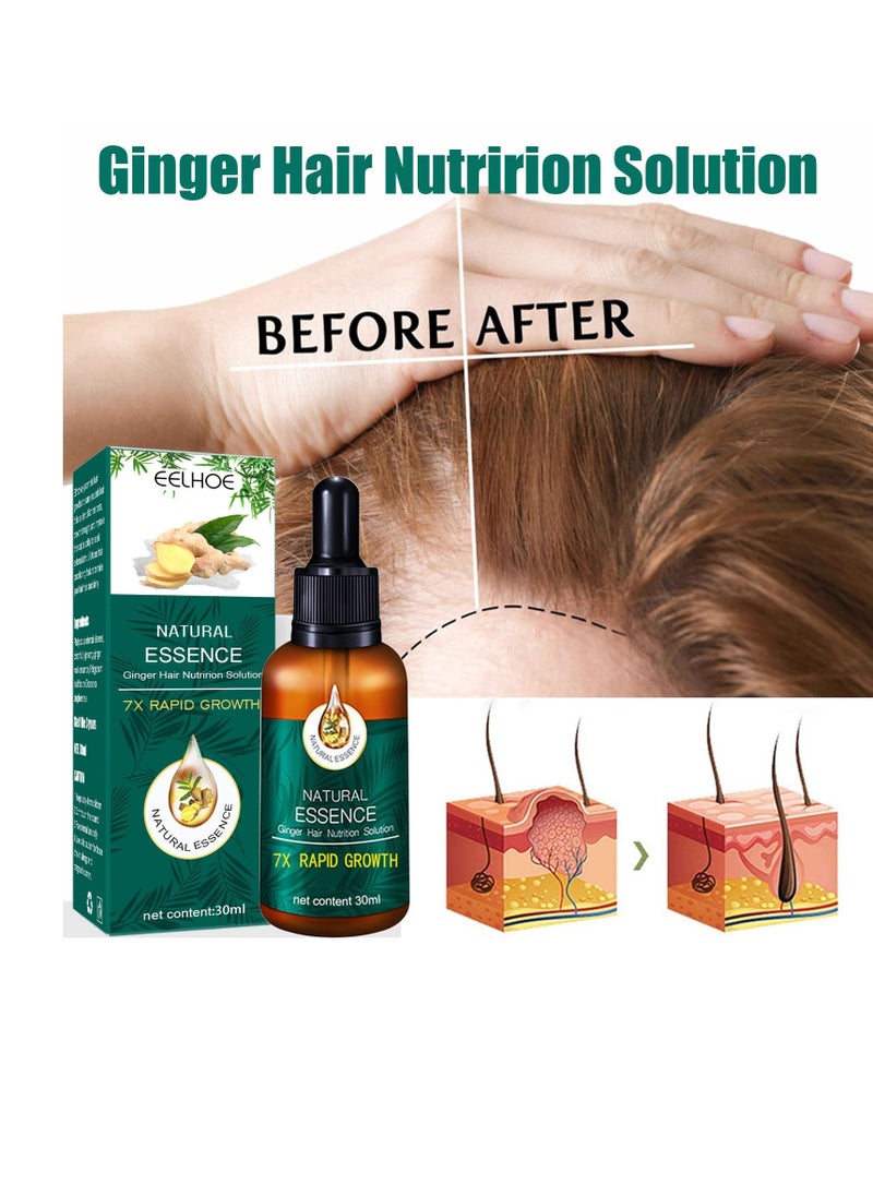 EELHOE Natural plant essential oil repairing hair follicle growth liquid - Image 4