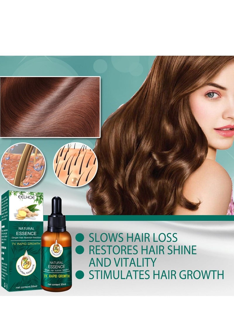 EELHOE Natural plant essential oil repairing hair follicle growth liquid - Image 2