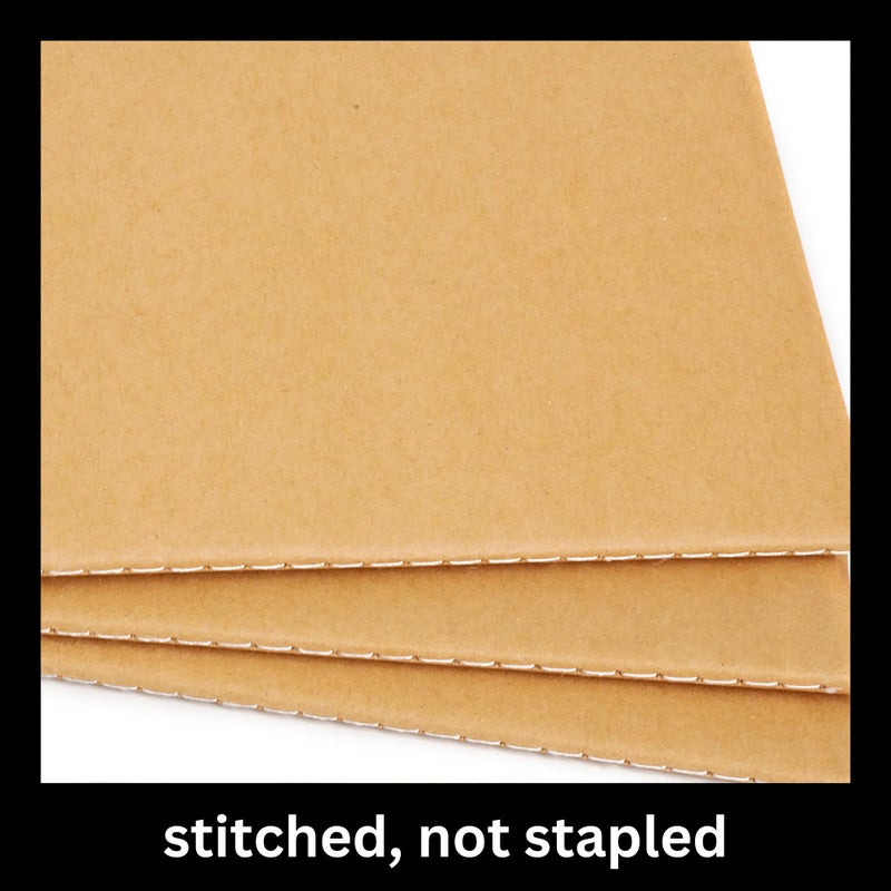 R|B RICCO BELLO RICCO BELLO Travelers Notebook Refill Inserts, Weekly To Do Undated Calendar, Kraft Cover, 4.25 x 8.25 inches (Set of 3) - Image 5