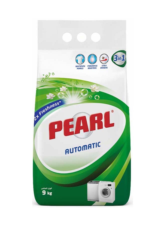 Pearl Laundry Detergent Powder Low Foam Original 9kg Promo Pack Bag Whitening Pearls Stain Erasers for Automatic Machine 9 Kg - Image 2