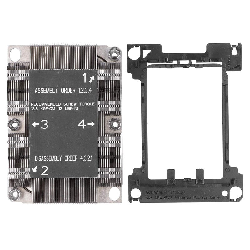 SNK - P0067PS CPU Heat Sink for Intel Xeon Scalable Processor, LGA 3647-0 1U Passive Cooler, Compatible with Purley Platform X11 Server, Supports Up to 205W TDP - Image 1