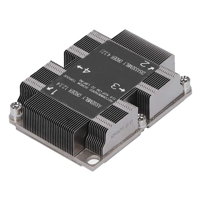 SNK - P0067PS CPU Heat Sink for Intel Xeon Scalable Processor, LGA 3647-0 1U Passive Cooler, Compatible with Purley Platform X11 Server, Supports Up to 205W TDP - Image 4