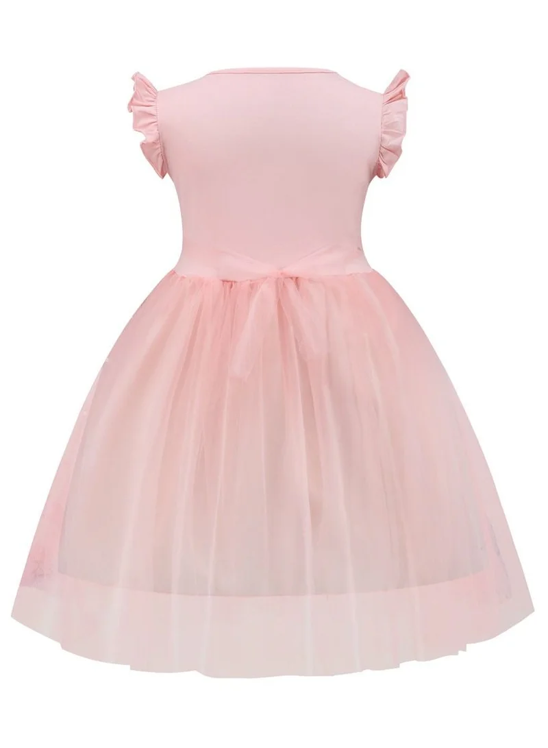 D'Daniela Elsa and Anna Self Print Pink No Zipper