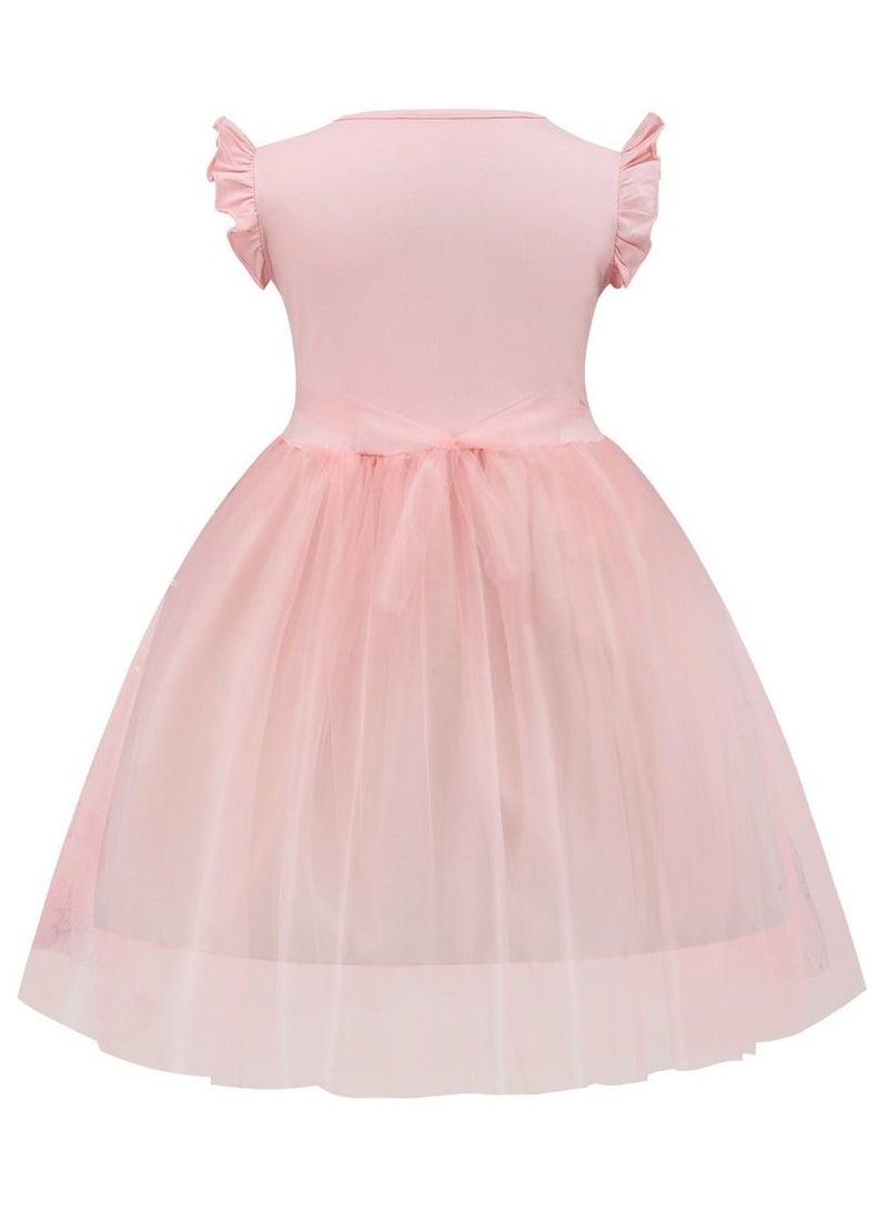 D'Daniela Elsa and Anna Self Print Pink No Zipper - Image 2