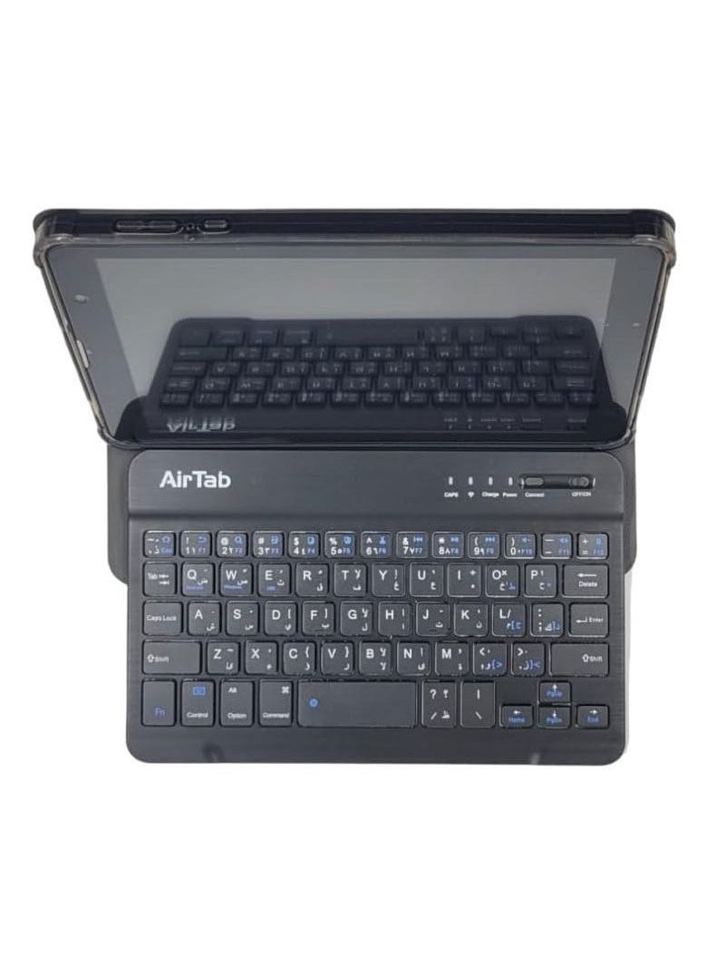 AirTab - AirTab A09 Tablet with Keyboard, 8-inch FHD Display, 1TB Internal Storage, 16GB RAM - with a Powerful 10,000mAh Battery, Dark Blue - Image 1