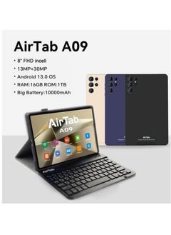 AirTab AirTab A09 Tablet with Keyboard, 8-inch FHD Display, 1TB Internal Storage, 16GB RAM - with a Powerful 10,000mAh Battery, Dark Blue  - Image 4