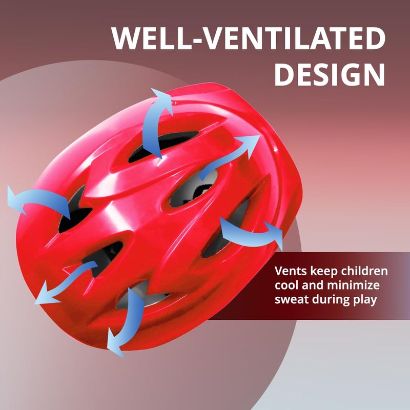 Endless EL1026 Multi Utility Sports Helmet for Cycling, Skating, Skateboarding | Red | Material : ABS, EPS | With High Density EPS (Thermocol) Padding, Soft Cushion and Adjustable Strap for Best Fit - Image 5