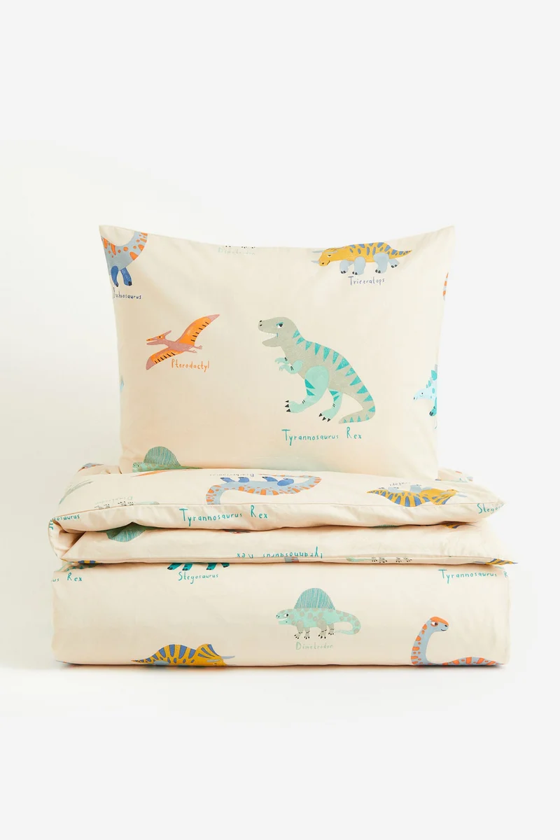 H&M Patterned single duvet cover set