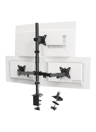 Monitor Mount 3 Monitors for 13-32 Inch Flat & Curved Screen, 80 cm Rod Monitor Table Mount Swivel Tilting Height Adjustable 9 kg per Arm VESA 75 x 75 / 100 x 100 Black - pzsku/Z8FFA1E20307CB5E20761Z/45/_/1730379752/593b62e7-8770-474e-b58e-a2f9f8e302f2