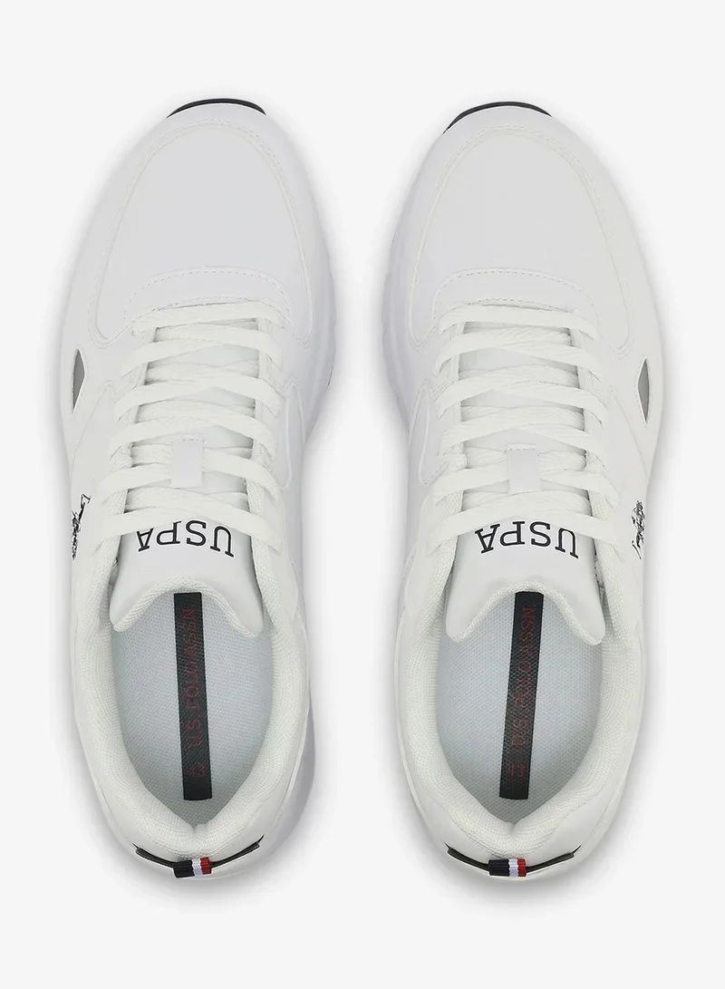 U.S. Polo Assn. white U.S. Polo Assn. Men’s White VANCE GLB 6FX Sneakers – Premium Casual Lifestyle Shoes for Everyday Comfort  | Best Price UAE