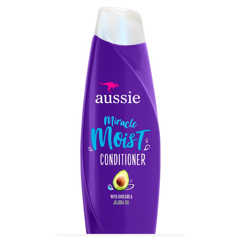 Aussie, ParabenFree Miracle Moist Conditioner w Avocado Jojoba Oil For Dry Hair, Citrus, 12.1 Fl Oz - Image 1