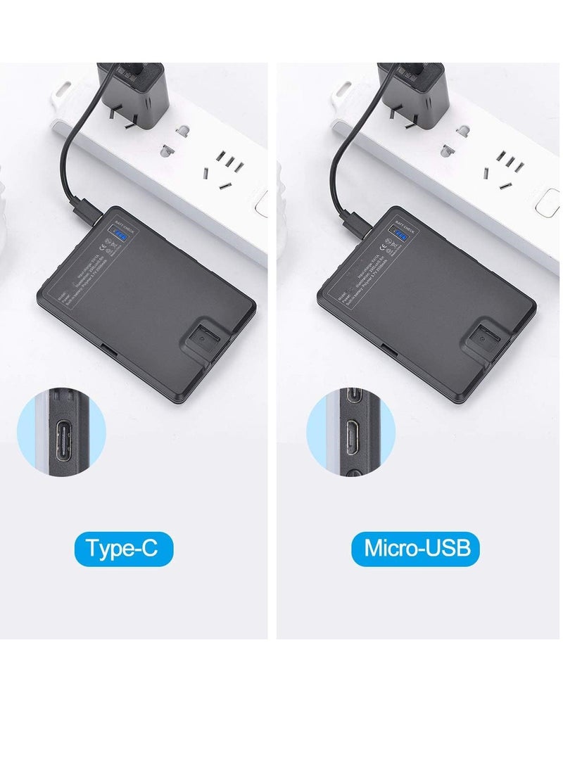 ECARES ECARES® Selfie Light, 60 LED, Rechargeable 2000mAh, Front & Back Removable Clip, Portable Video Light with 3 Light Modes, for Laptop, Webcam, Phone, iPhone, Photo, Makeup, TikTok, Selfie, Vlogging, Live Stream, Zoom Meetings, Video Call - Black.  - Image 5