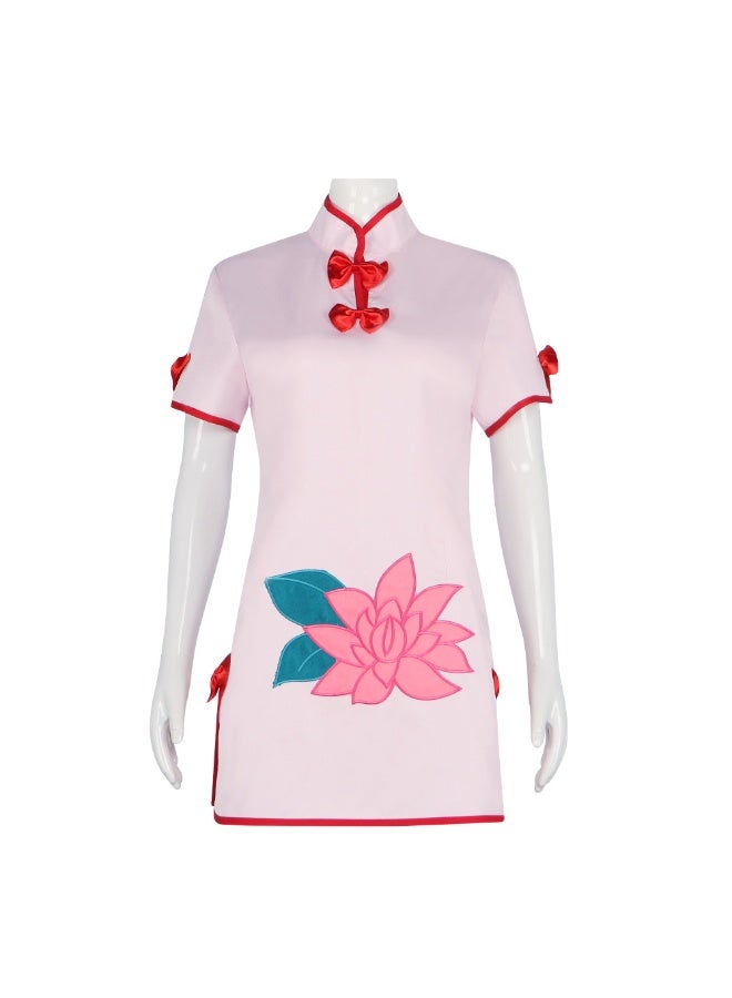 NIBEMINENT A pink short skirt performance outfit for teenage girls - Image 1