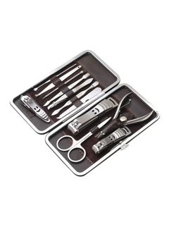 12 Piece Manicure Pedicure Set Silver/Black - pzsku/Z8FFA5F3165162CA772FEZ/45/_/1733251040/a398aa0f-a961-46b2-b155-460b8fbba227