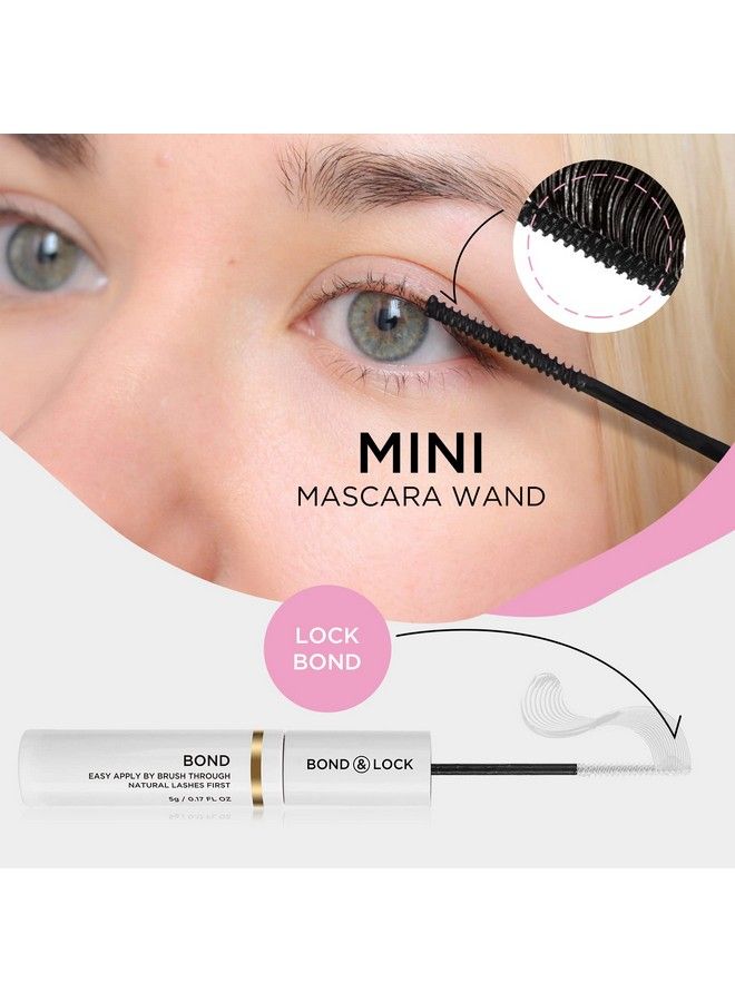 BEPHOLAN لاصق رموش وSeal لتمديد الرموش - لاصق ماسكارا مدعوم بالبيوتين وفيتامين E - ثبات قوي جداً وخالي من اللاتكس - مناسب للعيون الحساسة 0.30 أونصة - Image 5