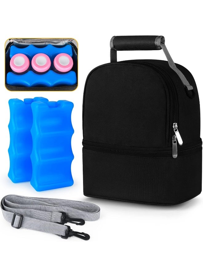 accmor حقيبة تبريد حليب الأم من أكمور مع حزمة ثلج - Image 1