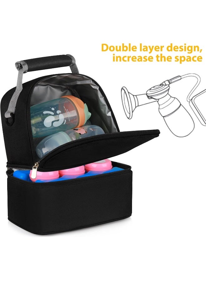 accmor حقيبة تبريد حليب الأم من أكمور مع حزمة ثلج - Image 2