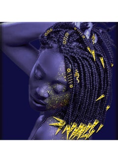 RechicGu 130 Pieces Locs Hair Jewelry For Women Goddess Dreadlocks Accessories Kit Faux Locs Beadsbraids Hair Cuffs Decoration Charms (Gold)  - Image 4