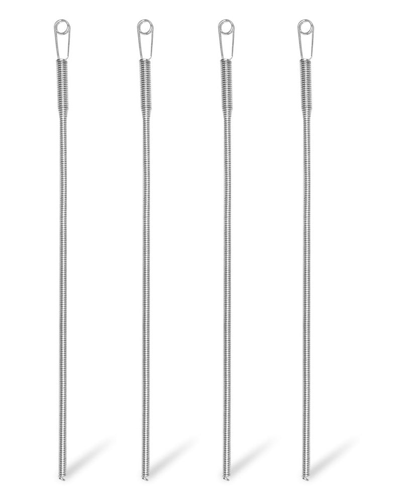 keepsweat Spring Drawstring Threader,4Pcs Flexible and Elastic Drawstring Threader Tool DIY Rope Threader Clip Hoodie String Replacement Drawstring Puller for Sweatpants,Shorts,Jackets,Coat - Image 1