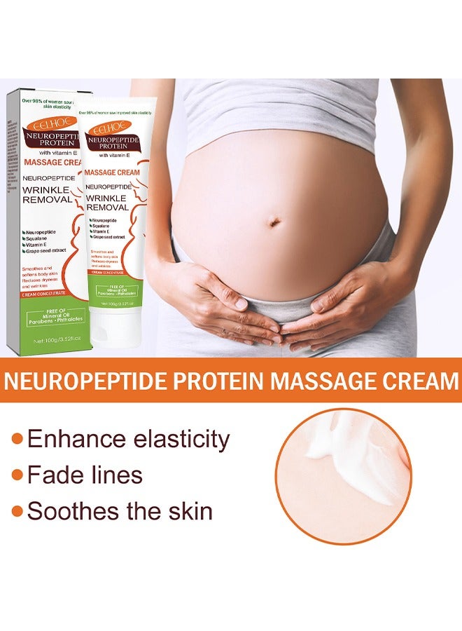 إيلهو بروتين الببتيد العصبي كريم التدليك تتلاشى ندبة علامات الحمل العناية كريم تدليك البشرة الناعمة - Image 4
