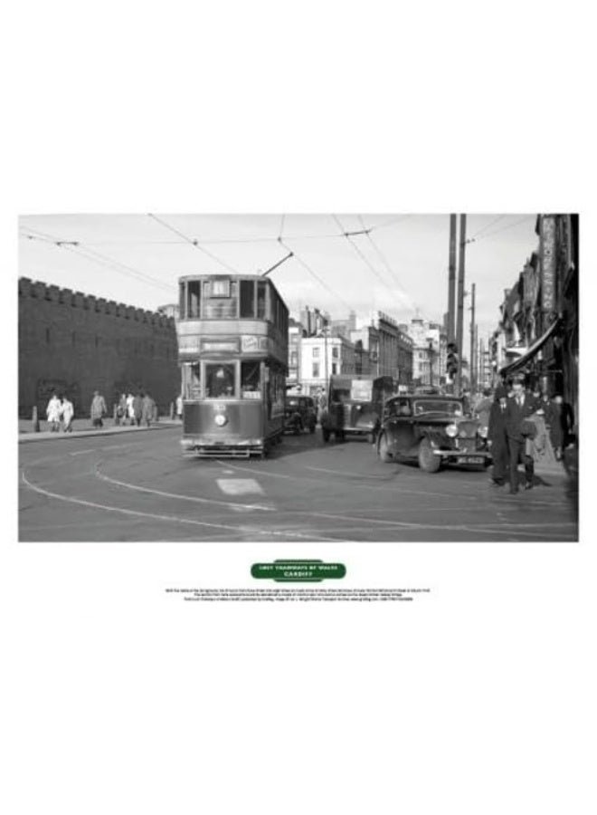 Lost Tramways of Wales Poster: Cardiff Castle 