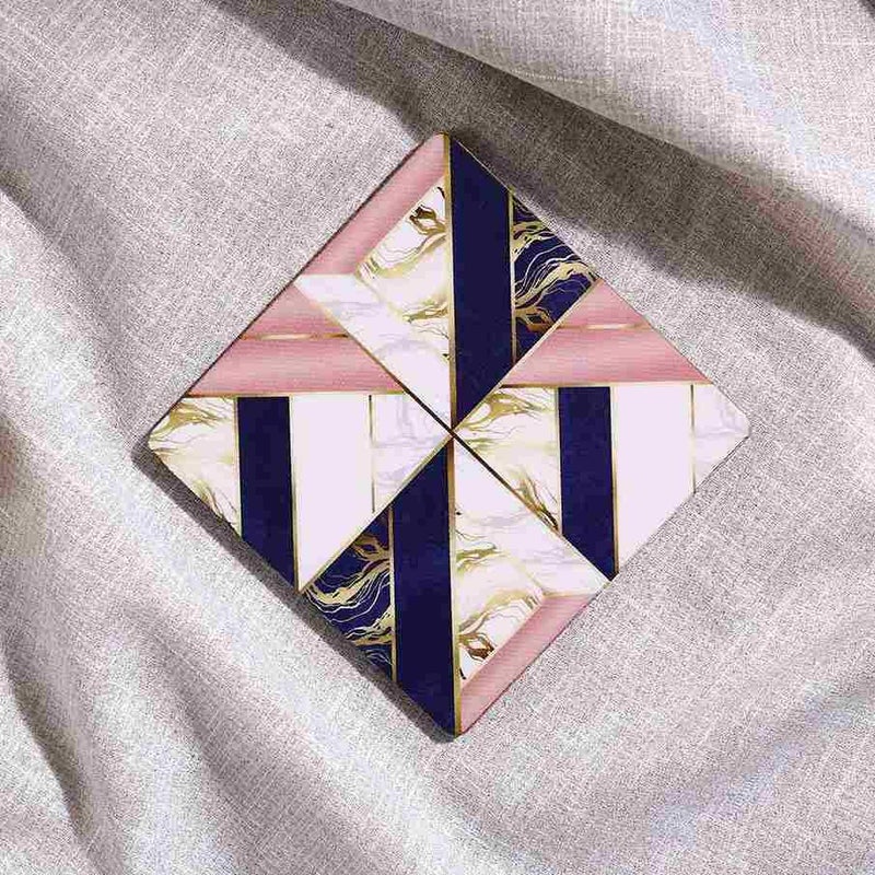 Wonderchef Casablanca Marble Mosiac Coaster -Set of 6 - Image 1