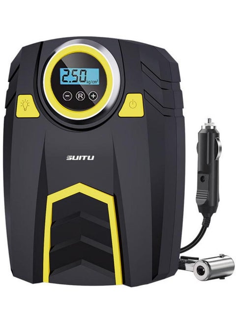 Tyre Inflator Air Compressor 12V DC, Digital Car Tyre Pump 150 PSI, Preset Tyre Pressure & Auto Shutoff, Electric Air Pump for Car Tyres, Bicycles, Other Inflatables