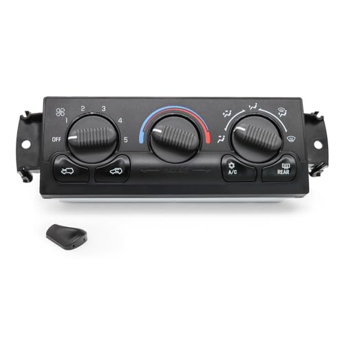 YITHSWAY 599-218 Front A/C Heater Climate Control Module Panel Switch for 1999-2002 Chevy Tahoe Avalanche Suburban Silverado 1500 2500 3500 HD, GMC Yukon Sierra 1500 2500 3500 HD HVAC Control Switchs - Image 1