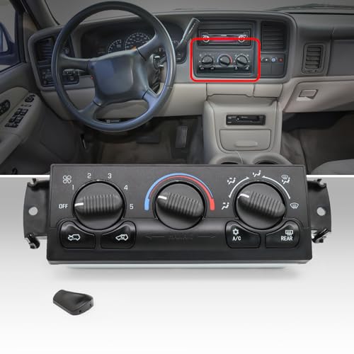 YITHSWAY 599-218 Front A/C Heater Climate Control Module Panel Switch for 1999-2002 Chevy Tahoe Avalanche Suburban Silverado 1500 2500 3500 HD, GMC Yukon Sierra 1500 2500 3500 HD HVAC Control Switchs - Image 3