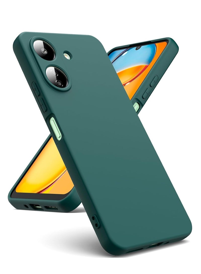 بورتوني غطاء حماية لهاتف Xiaomi Redmi 13C مصنوع من السيليكون الناعم من مادة TPU وغطاء واقي خفيف الوزن للصدمات مع حماية للكاميرا مصمم لهاتف Xiaomi Redmi 13C - Image 1