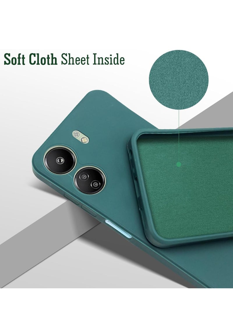 بورتوني غطاء حماية لهاتف Xiaomi Redmi 13C مصنوع من السيليكون الناعم من مادة TPU وغطاء واقي خفيف الوزن للصدمات مع حماية للكاميرا مصمم لهاتف Xiaomi Redmi 13C - Image 5