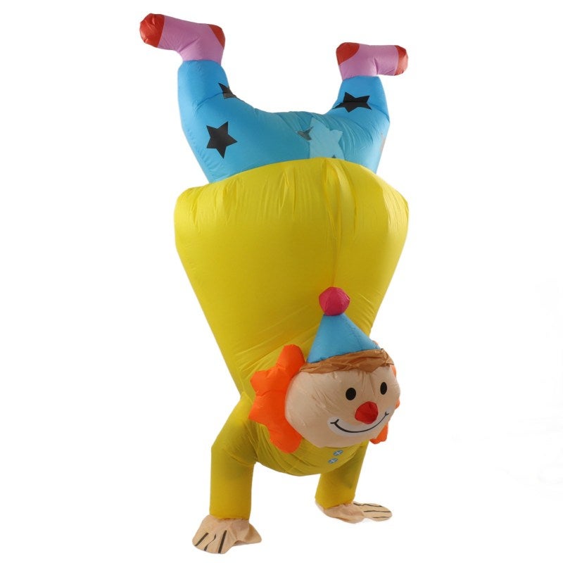 Inflatable Clown Costume: Waterproof Durable Reinforced Stitching - Lightweight Reusable Unique Handstand Clown Costume for Adult Halloween Cosplay Outdoor Carnivals Parties - Image 5