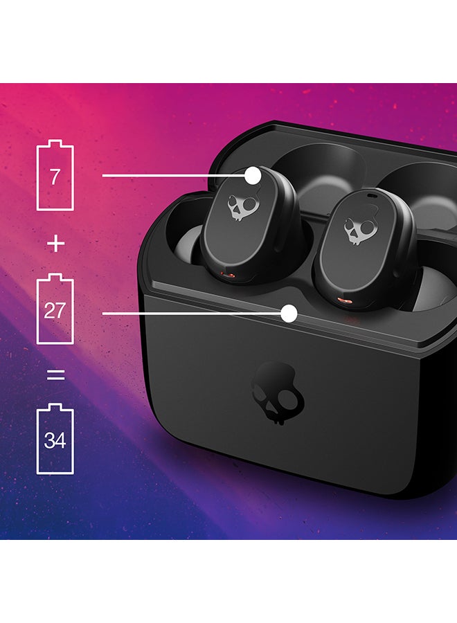 Skullcandy Mod True Wireless Earbuds With Multipoint Pairing / Clear Voice Smart Mic / 34 Hours Total Battery / IP55 Sweat And Water Resistant / Tile Finding Technology / True Black - Image 3
