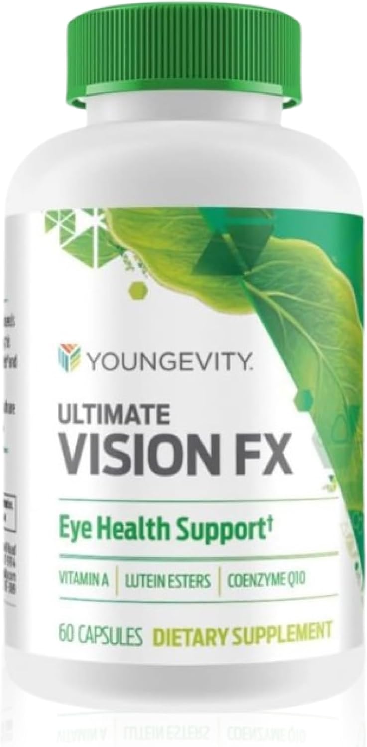 youngevity مكمل فيتامينات ومعادن يوجيفيتي الترا فيجن FX لصحة العين 60 كبسولة - Image 1