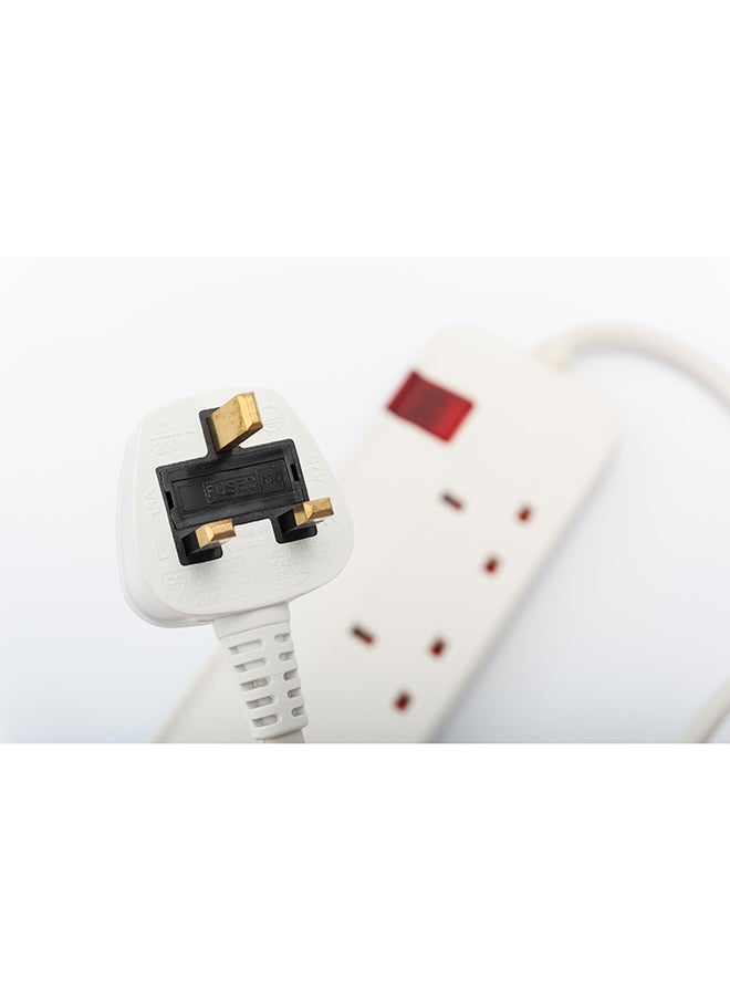 Legrand سلك تمديد الطاقة 4 مقابس 2USB 6 مقابس 3M أسود وأبيض  - Image 5