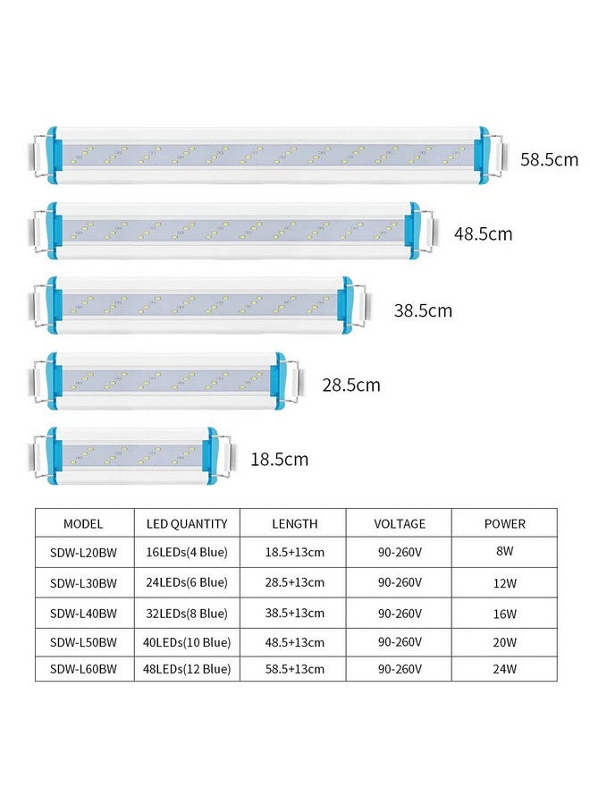 VAYINATO Petzlifeworld La Series Ultra Thin Grass Frame Glass Aquarium Led Light (La 20 | 8W | 20-30Cm) - Image 4