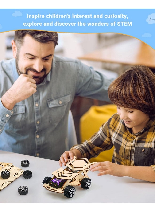 بوراكسي مجموعة أدوات جذعية للأطفال من سن 8 إلى 10 سنوات، 5 مجموعات من نماذج السيارات الخشبية، ألعاب جذعية للأطفال من سن 8 إلى 13 سنة، ألغاز ثلاثية الأبعاد، مجموعات علمية ومشاريع بناء حرفية تعليمية، هدايا للأولاد والبنات من سن 8 إلى 13 سنة - Image 5