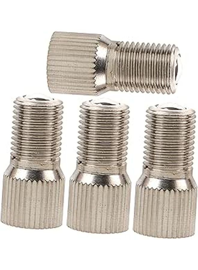 Copper Plated Nickel Motorcycle Valve Stem Extenders 4pcs For All Bikes Easy Installation - Image 1