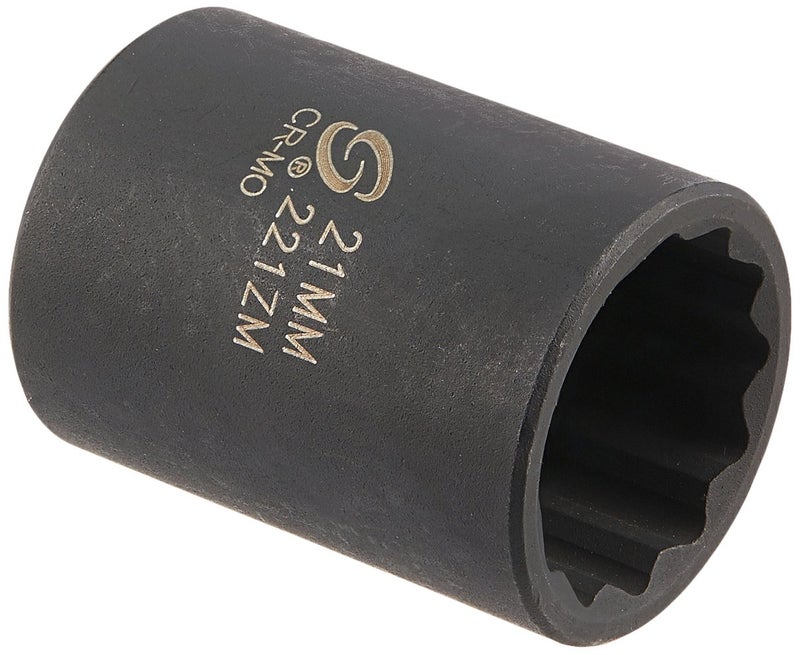 Sunex Tools Sunex 221zm 1/2-Inch Drive 21-mm 12-Point Impact Socket - Image 1