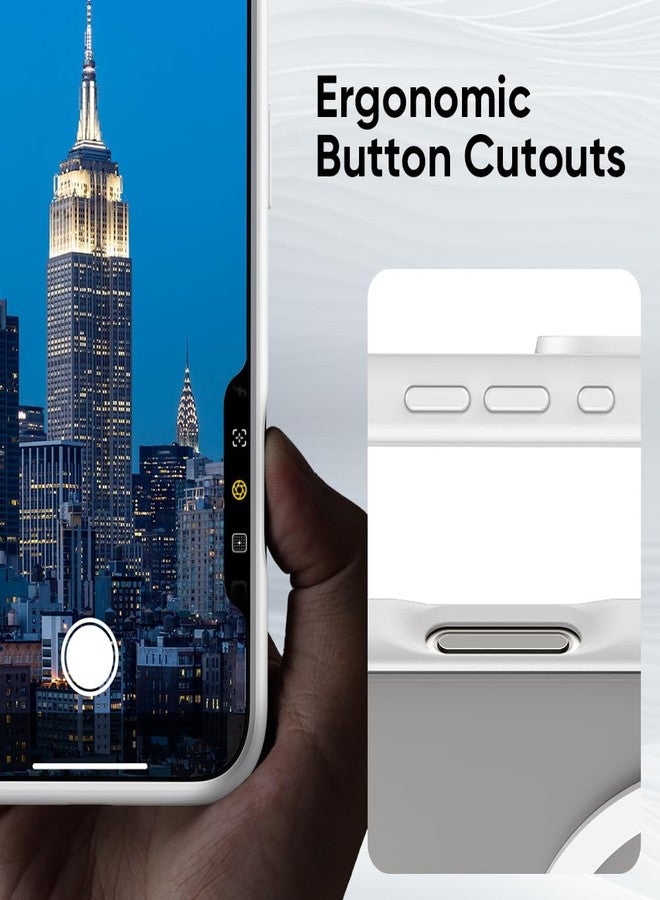 FLOLAB Surtect Tri-Fusion Magnetic for iPhone 16 Pro Case Protective Slim Design Magsafe Compatible Military Grade - White Clear - Image 2