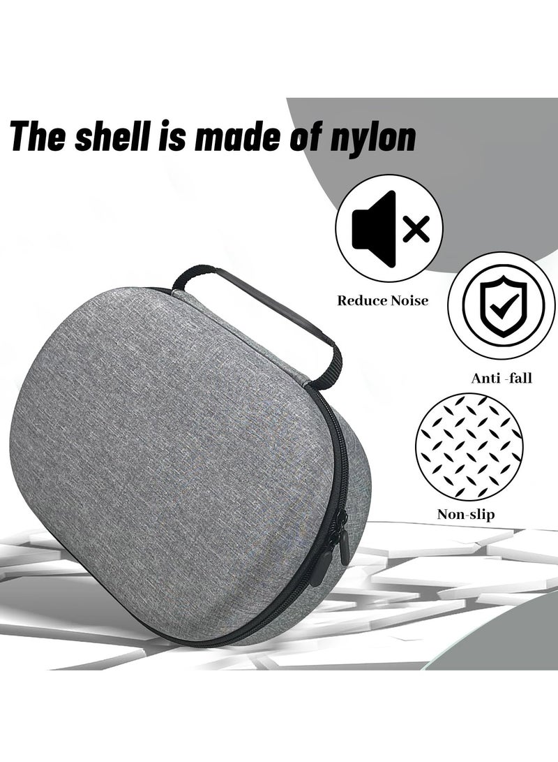 SYOSI Portable Travel Case for Vision Pro Hard Carrying Case for Apple Vision Pro VR Headset and Accessories EVA Material Double Zipper Design Waterproof Anti Fall Travel Storage Case with compartments - Image 4