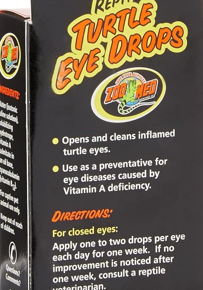 Zoo Med Repti Turtle Eye Drops - 2.25 Fl Oz (64ml) for Inflamed Turtle Eyes - Image 3