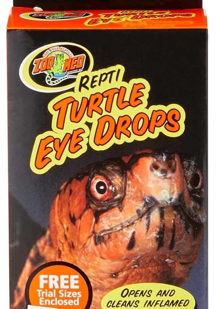 Zoo Med Repti Turtle Eye Drops - 2.25 Fl Oz (64ml) for Inflamed Turtle Eyes - Image 1