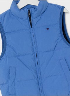 TOMMY HILFIGER Kids Down Denim Look Vest Jacket  - Image 3